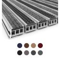 Photo : Tapis d'accueil hybride textile et brosse 12 mm - Gris anthracite - Gris anthracite