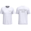Tee shirt blanc personnalisé logo entreprise homme