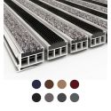 Photo : Tapis d'accueil hybride textile et gomme 12 mm - Gris anthracite - Gris anthracite