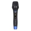 Microphone filaire câble 5 mètres bleu