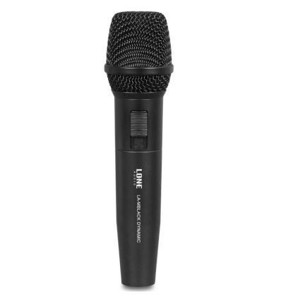 Microphone à main noir