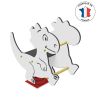 Jeux sur ressort Dinosaure Blanc Modèle 3
