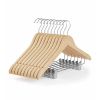 Lot de 10 cintres en bois