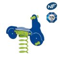 Photo : Jeu sur Ressort - Scooter Bleu - Modèle 1 - Sur platine