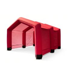 Tente d'urgence rouge
