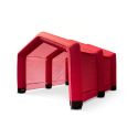 Photo : Tente PMA gonflable 3,4 x 4,5 m Rouge - Non - Non