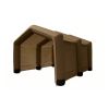Tente médical gonflable marron
