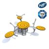 Jeux sur ressort 3 places Escargot