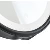 Miroir grossissant hôtel LED avec bras extensible noir