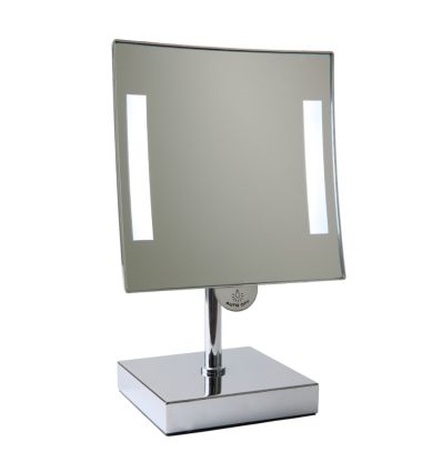 miroir zoom X3 sur pied avec LED