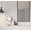 miroir noir avec hauteur ajustable