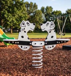Mise en situation Jeux sur ressort 2 places Dalmatiens