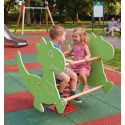 Photo : Jeu sur Ressort 2 places - Dinosaure   Vert