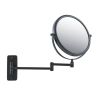 miroir grossissant mural salle de bain​ couleur noir