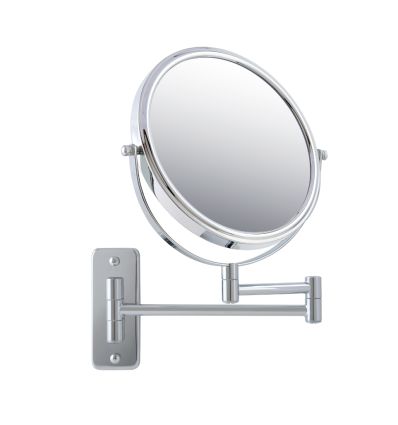miroir grossissant chrome salle de bain mural​