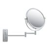miroir grossissant mural salle de bain​ couleur chrome