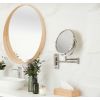 miroir chrome salle de bain grossissant mural​