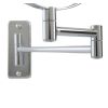 miroir grossissant chrome fixation murale​
