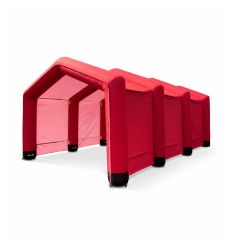 Tente gonflable rouge