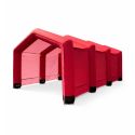 Photo : PMA tente gonflable 4,3 x 7,7 m Rouge - Non - Non