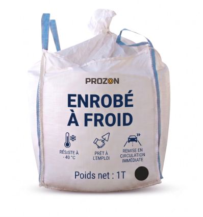 Enrobé à froid noir et rouge Big bag 1 tonne