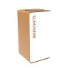 CUBATRI Poubelle de tri sélectif 2 x 10L Tri biodéchets Blanc/marron - côté