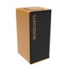 CUBATRI poubelle de tri sélectif 2 x 10L Tri biodéchets Gris manganèse/marron - côté