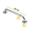 Dimensions de la barre de maintien 45 cm