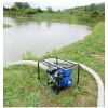 Motopompe 45 m3/h en situation dans un lac