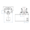 dimensions du chariot pour poutre roulante motorisée