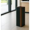 Poubelle bureau design - effet bois foncé - Mise en situation
