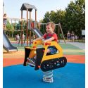 Photo : Jeu sur Ressort - Chantier Bulldozer - Ancrage plat