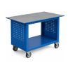 Etabli roulant soudure - Plancher bleu