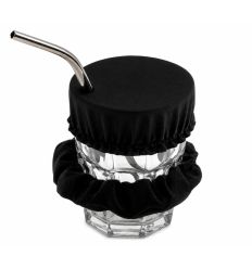 Chouchou avec protection en tissu pour verre