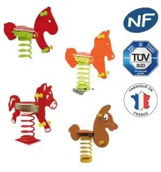 Jeu sur ressort - Cheval 