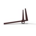 Photo : Serre coffrage simple Laquée - Long. 50 cm Saillie. 30 cm