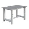 Établi de soudage réglable électriquement en gris clair RAL 7035