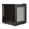 Minibar 20 L hôtel avec vitre transparente et intérieur noir