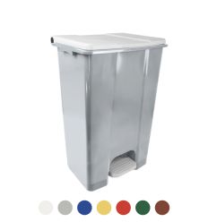 Poubelle HACCP en plastique recyclé sur roulettes