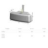 Dimensions masse béton pour micro tracteur