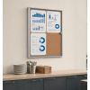 Vitrine d'affichage intérieur 4 A4 liège éco - démonstration