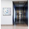 Vitrine d'affichage intérieur fond métal éco démonstration - 6 A4