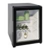 Mini bar 30 L noir avec porte vitrée