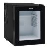 Minibar 35 L pour hôtel avec porte vitrée et intérieur blanc