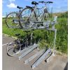 Rack à vélo 2 étages - 8 places en acier galvanisé