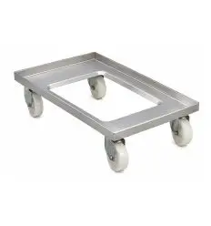 Plateau roulant inox
