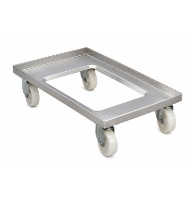 Plateau roulant inox
