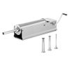 Poussoir à saucisse horizontal 7L en inox alimentaire