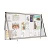 Vitrine d'affichage intérieur porte levant 15 A4 / 21 A4 / 24 A4