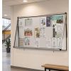 Vitrine d'affichage intérieur porte levant 15 A4 / 21 A4 / 24 A4 - démonstration